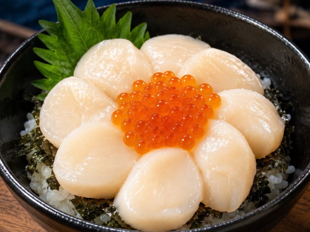 オホーツクホタテ丼